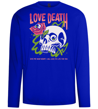 Skull Love Death Design - Comfort men's long sleeve t-shirt_OVERSEAS_front