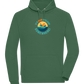 It's Rum O'Clock Design - Comfort unisex hoodie_GREEN BOTTLE_front