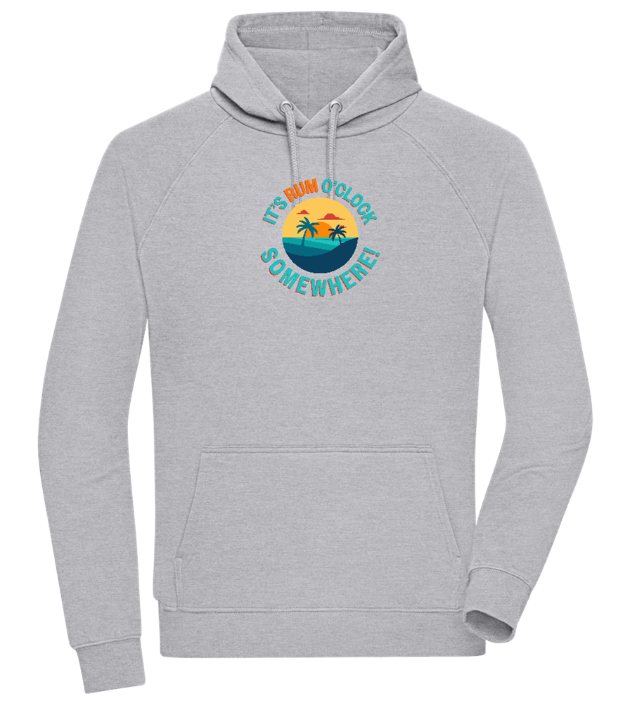 It's Rum O'Clock Design - Comfort unisex hoodie_ORION GREY II_front