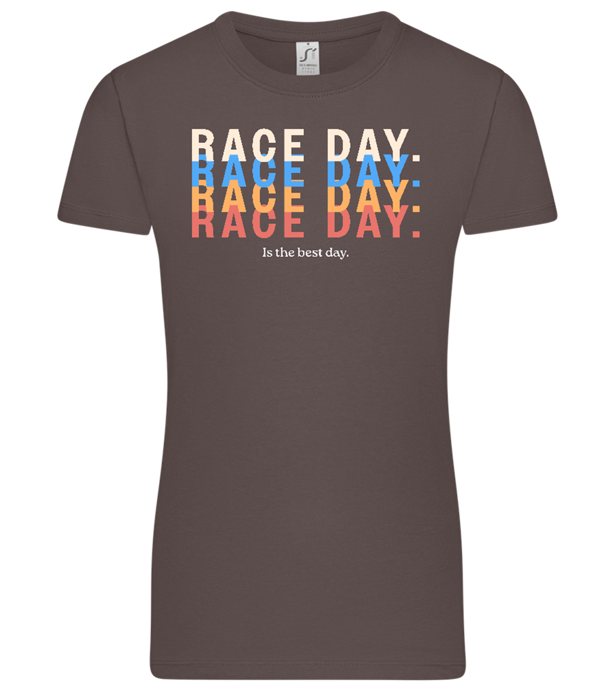 Best Day of the Week Design - Premium women's t-shirt_DARK GRAY_front