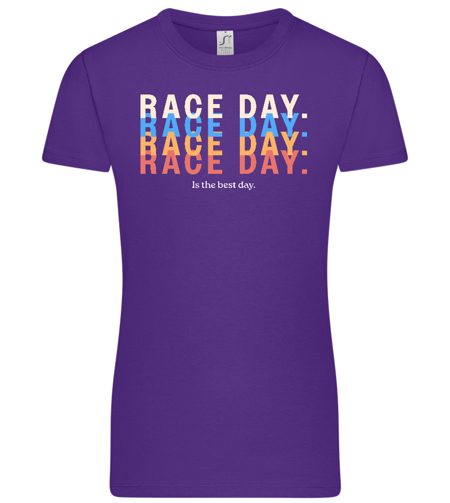 Best Day of the Week Design - Premium women's t-shirt_DARK PURPLE_front