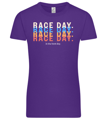 Best Day of the Week Design - Premium women's t-shirt_DARK PURPLE_front