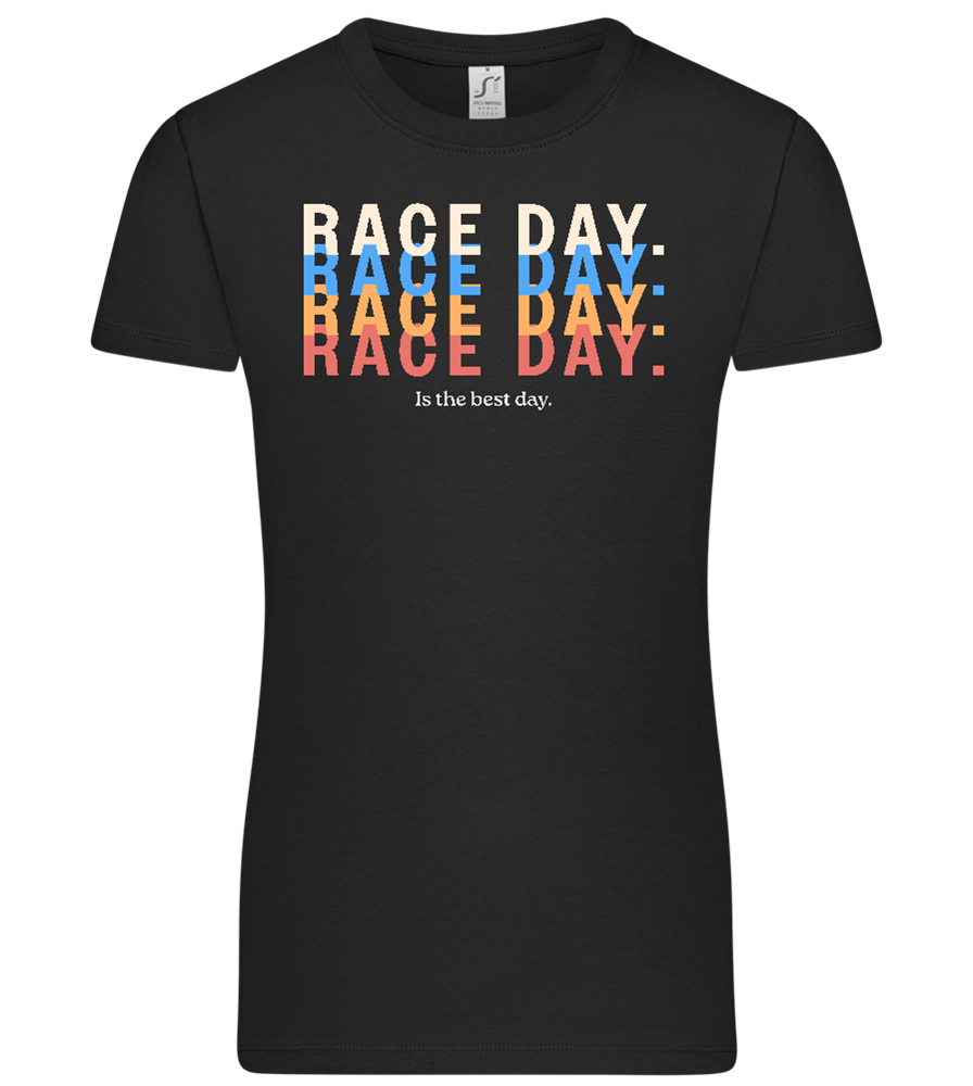 Best Day of the Week Design - Premium women's t-shirt_DEEP BLACK_front