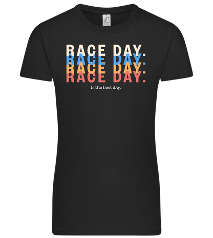 Best Day of the Week Design - Premium women's t-shirt_DEEP BLACK_front