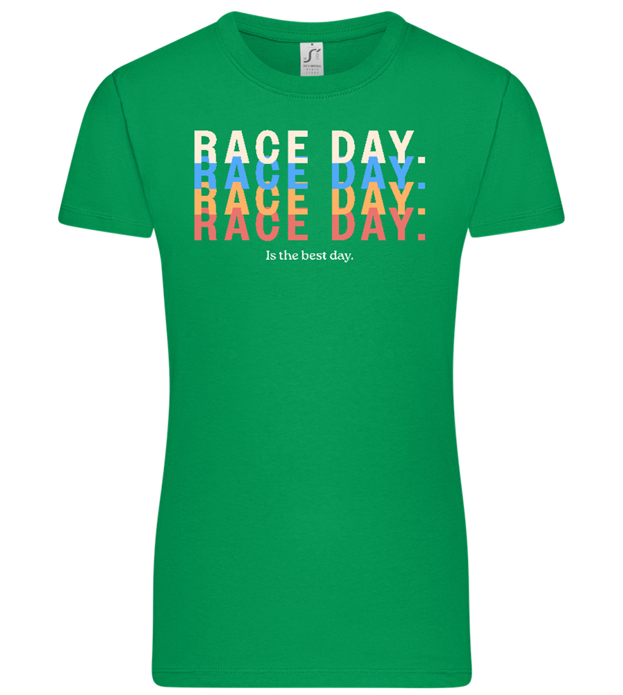 Best Day of the Week Design - Premium women's t-shirt_MEADOW GREEN_front