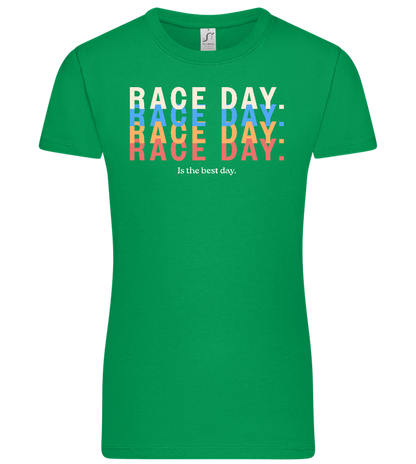 Best Day of the Week Design - Premium women's t-shirt_MEADOW GREEN_front