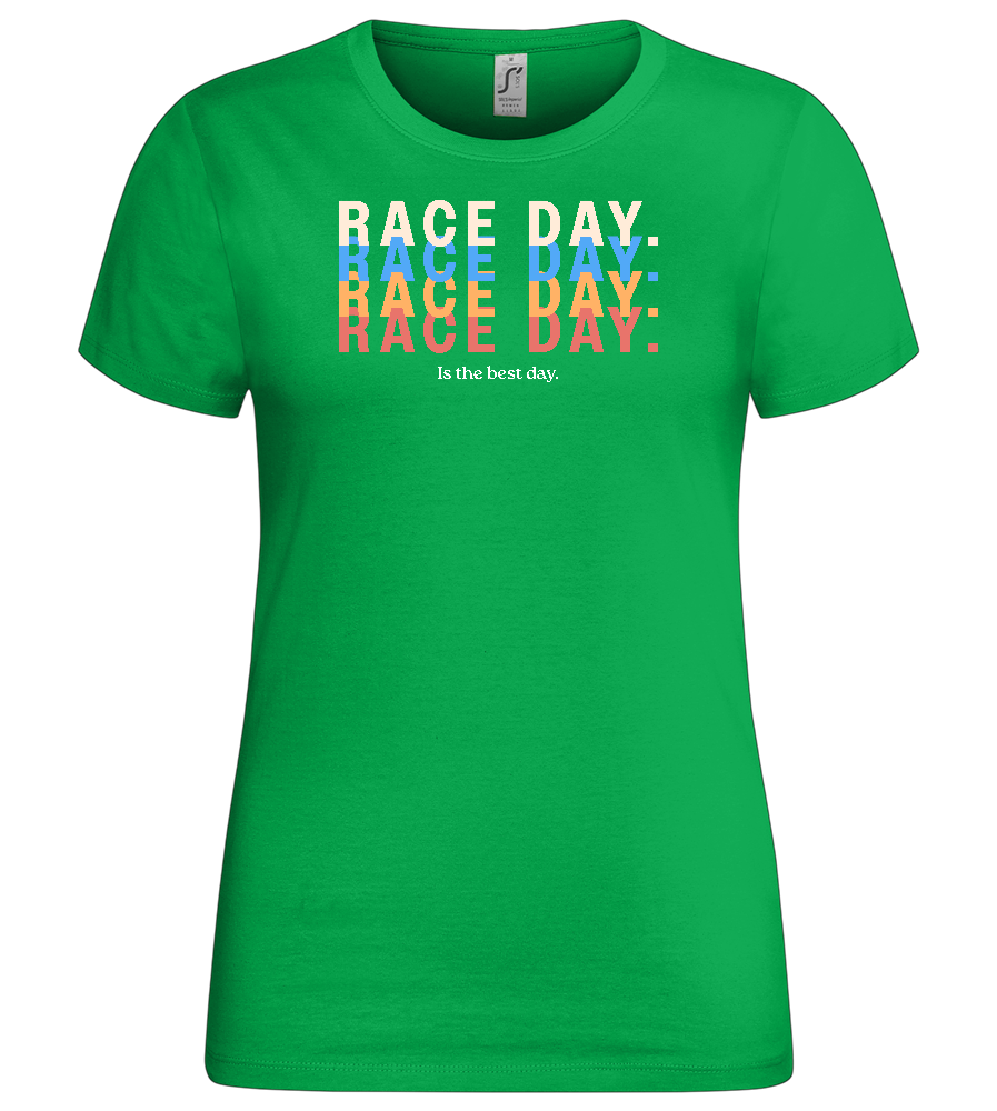 Best Day of the Week Design - Premium women's t-shirt_MEADOW GREEN_front