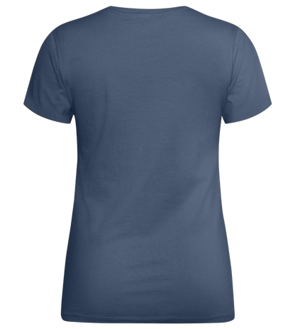 Best Day of the Week Design - Premium women's t-shirt_DENIM_back