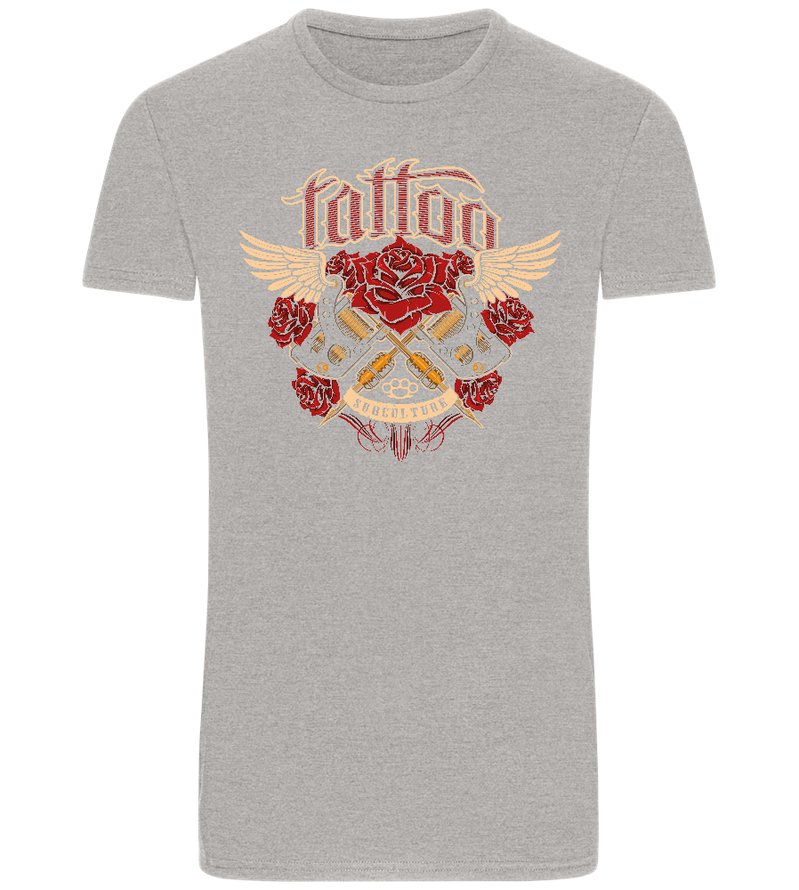 Subculture Tattoo Design - Basic Unisex T-Shirt_ORION GREY_front