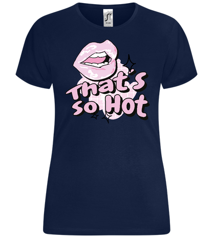 That's so Hot Design - Comfort women's t-shirt_MARINE_front