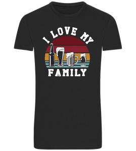 I Love My Family Design - Basic Unisex T-Shirt