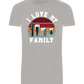 I Love My Family Design - Basic Unisex T-Shirt_ORION GREY_front