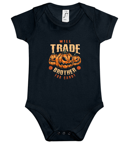 Trade Brother for Candy Design - Baby bodysuit_BLACK_front