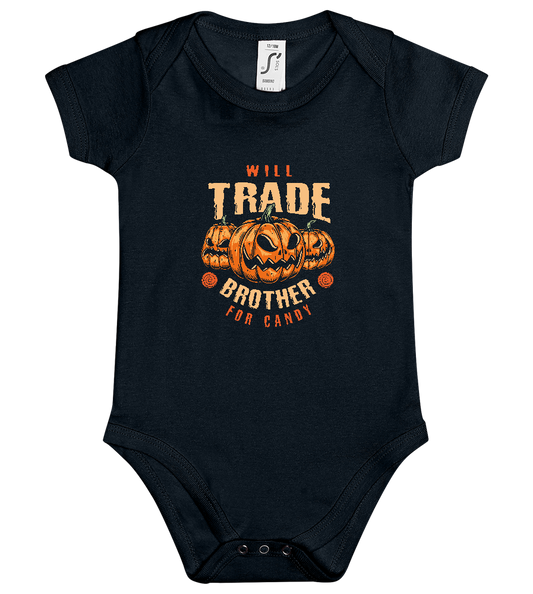 Trade Brother for Candy Design - Baby bodysuit_BLACK_front