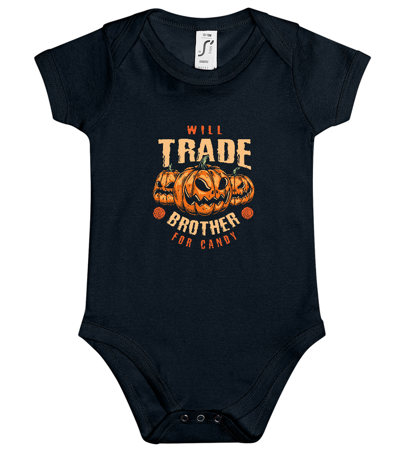 Trade Brother for Candy Design - Baby bodysuit_BLACK_front