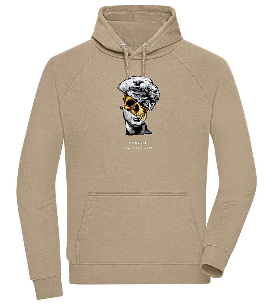 Reveal Your True Self Design - Comfort unisex hoodie_KHAKI_front