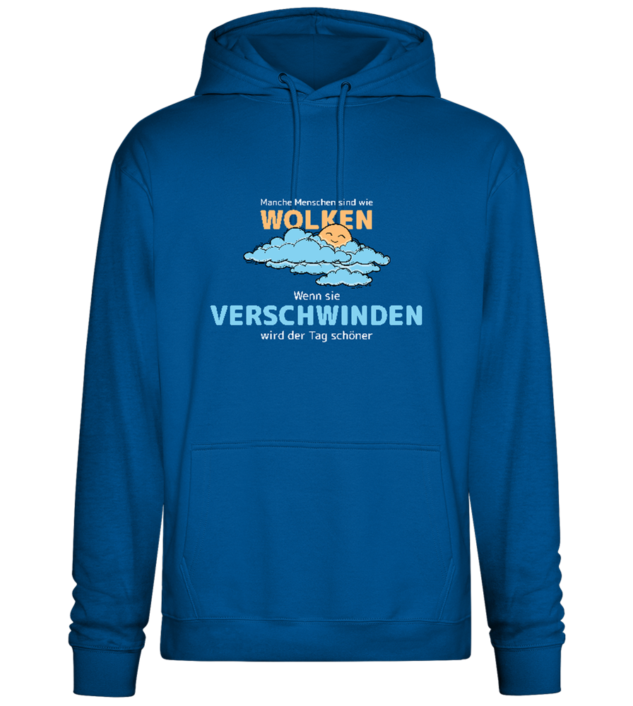 Bye Bye Clouds Design - Premium Essential Unisex Hoodie_ROYAL_front