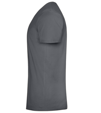 Energy Saving Mode Design - Comfort men's fitted t-shirt_MOUSE GREY_left