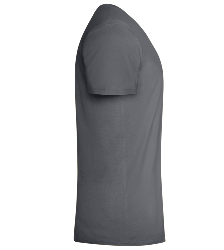 Energy Saving Mode Design - Comfort men's fitted t-shirt_MOUSE GREY_right