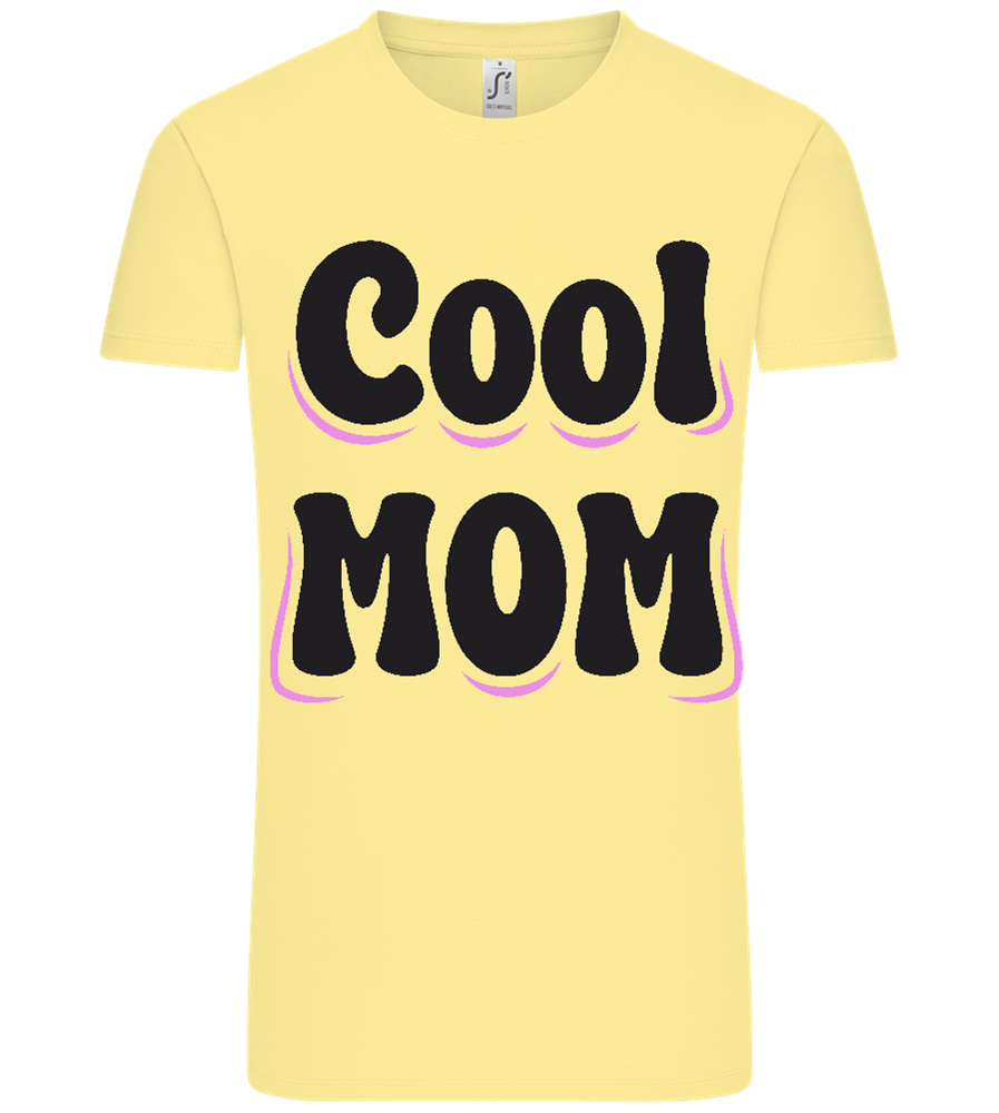 Cool Mom Design - Comfort Unisex T-Shirt_AMARELO CLARO_front