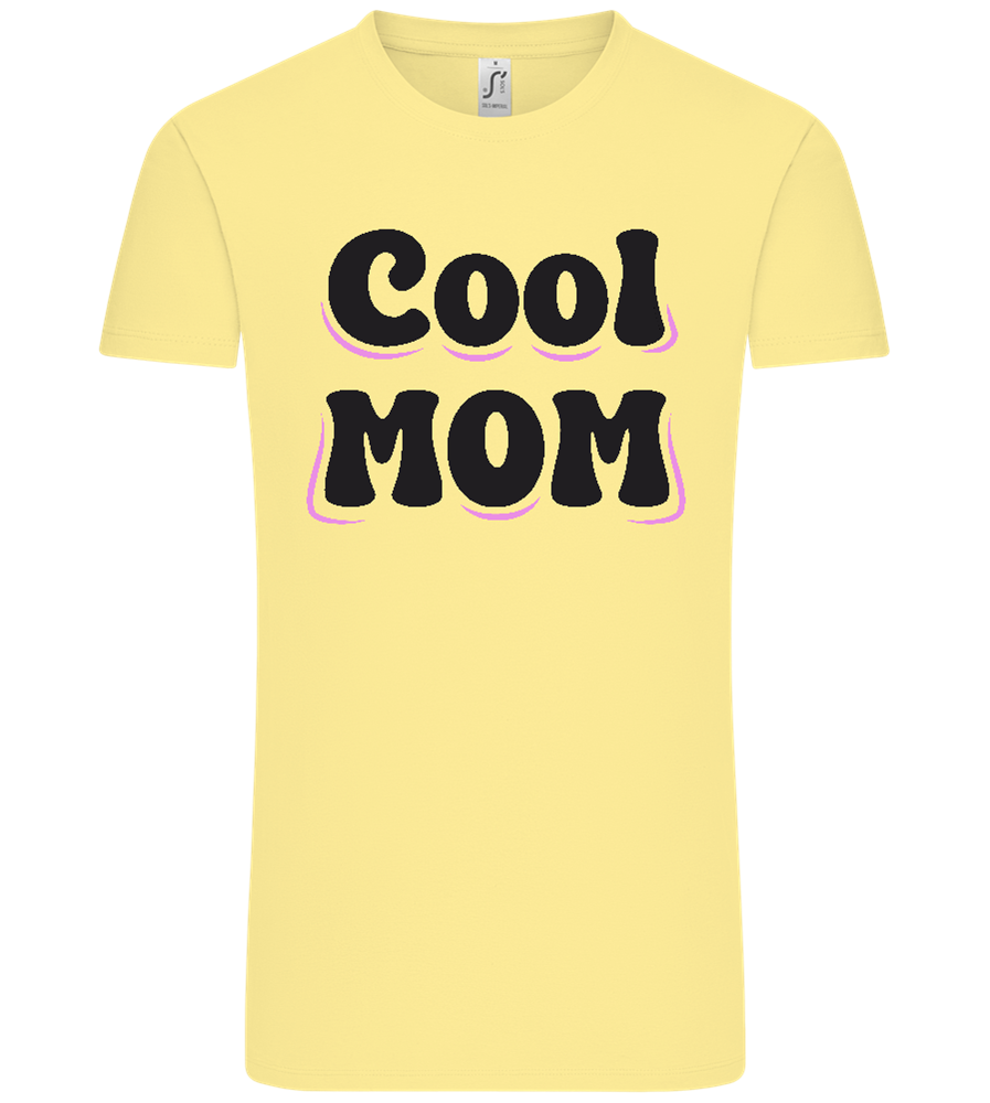 Cool Mom Design - Comfort Unisex T-Shirt_AMARELO CLARO_front