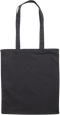 Essential colored event tote bag_BLACK_front
