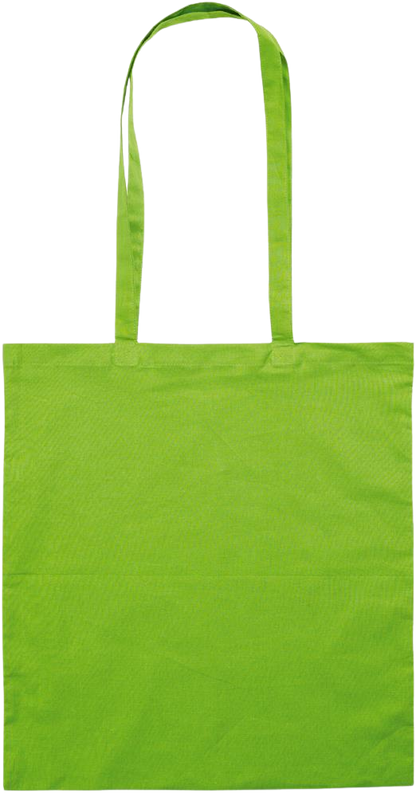 Essential colored event tote bag_LIME_front