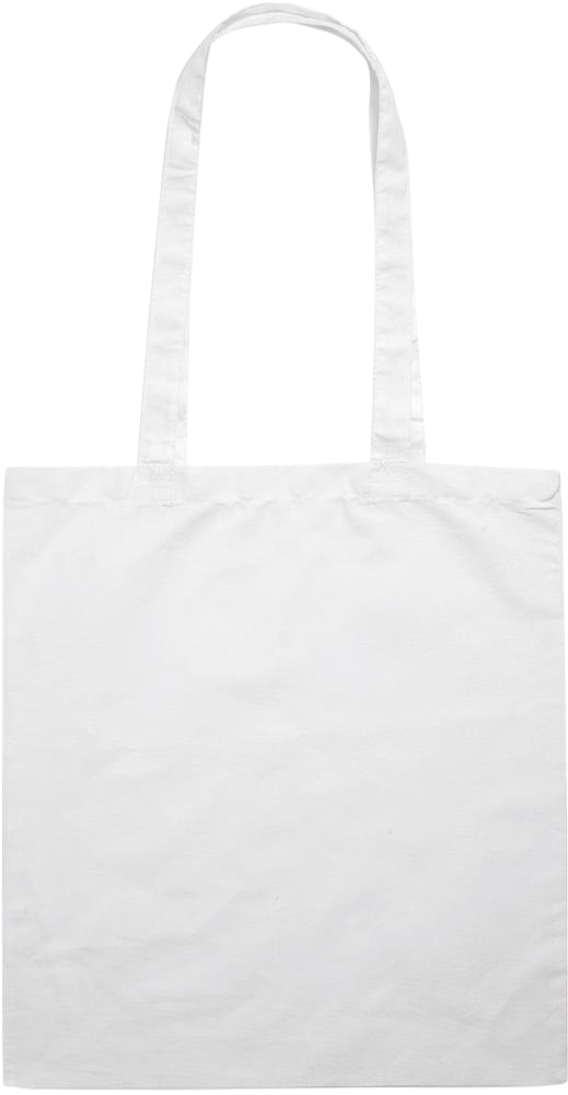 Essential colored event tote bag_WHITE_front
