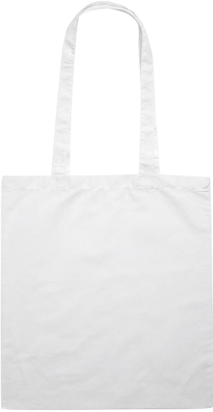 Essential colored event tote bag_WHITE_front