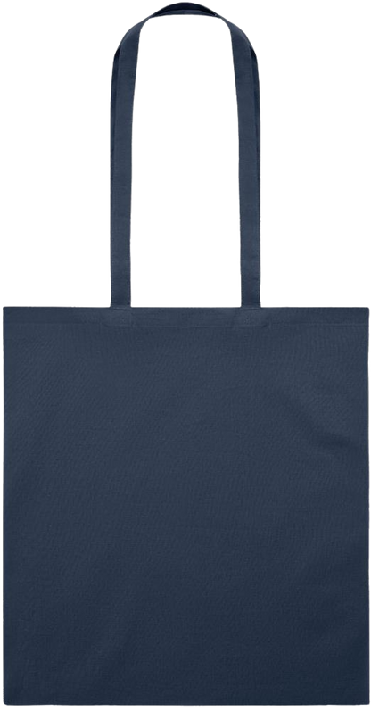 Essential colored event tote bag_FRENCH NAVY_back