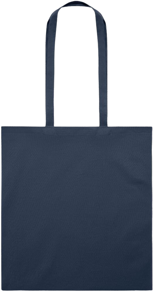Essential colored event tote bag_FRENCH NAVY_back