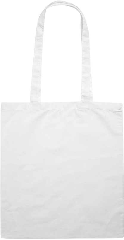 Essential colored event tote bag_WHITE_back