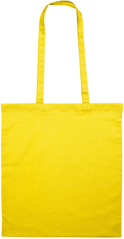 Essential colored event tote bag_YELLOW_back
