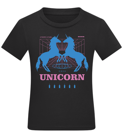 Unicorn Apparel 2023 Design - Comfort kids fitted t-shirt_DEEP BLACK_front