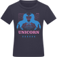 Unicorn Apparel 2023 Design - Comfort kids fitted t-shirt_FRENCH NAVY_front