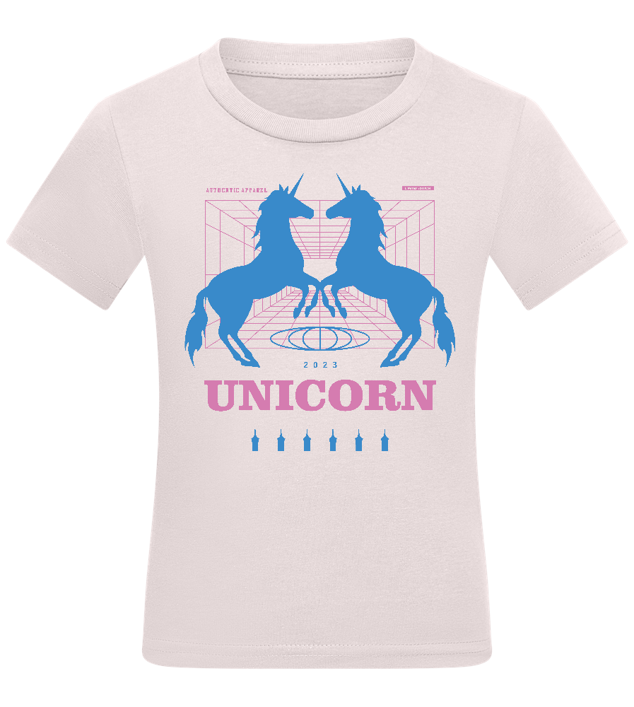 Unicorn Apparel 2023 Design - Comfort kids fitted t-shirt_LIGHT PINK_front