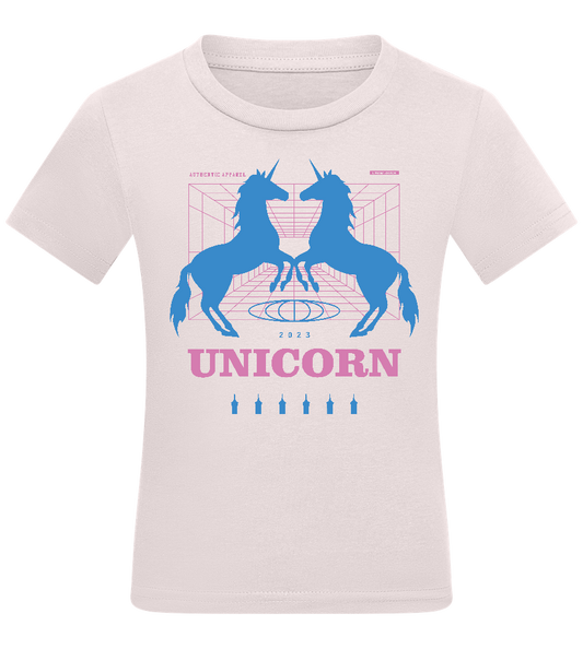 Unicorn Apparel 2023 Design - Comfort kids fitted t-shirt_LIGHT PINK_front