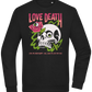 Skull Love Death Design - Comfort Essential Unisex Sweater_BLACK_front