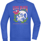 Skull Love Death Design - Comfort Essential Unisex Sweater_ROYAL_front