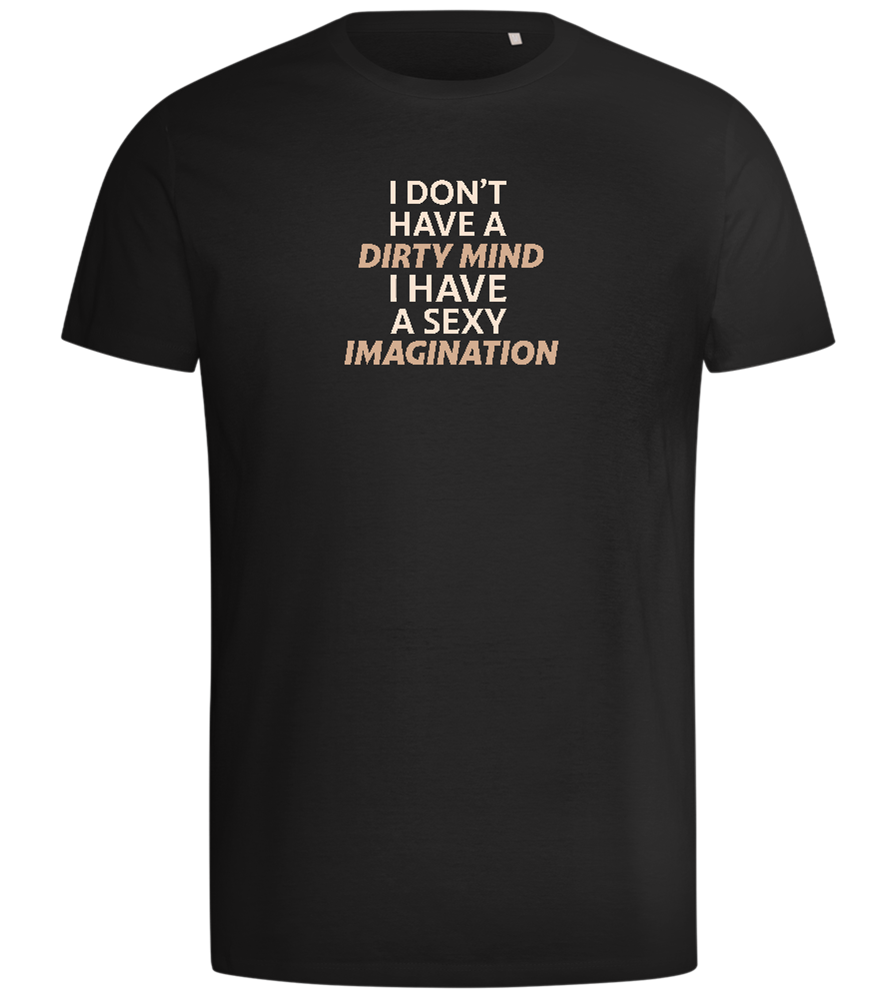 Sexy Imagination Design - Comfort men's t-shirt_DEEP BLACK_front