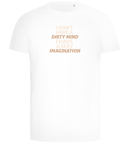 Sexy Imagination Design - Comfort men's t-shirt_WHITE_front