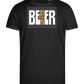 Beer Best Friend Ever Design - Premium men's close fitting t-shirt_DEEP BLACK_front