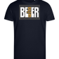 Beer Best Friend Ever Design - Premium men's close fitting t-shirt_FRENCH NAVY_front