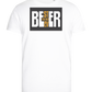 Beer Best Friend Ever Design - Premium men's close fitting t-shirt_WHITE_front