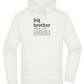 Big Brother Meaning Design - Premium Essential Unisex Hoodie_CREAMY GREEN_front