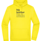 Big Brother Meaning Design - Premium Essential Unisex Hoodie_YELLOW_front