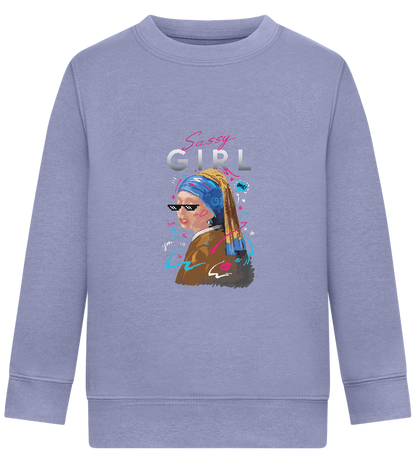 The Sassy Girl Design - Comfort Kids Sweater_BLUE_front