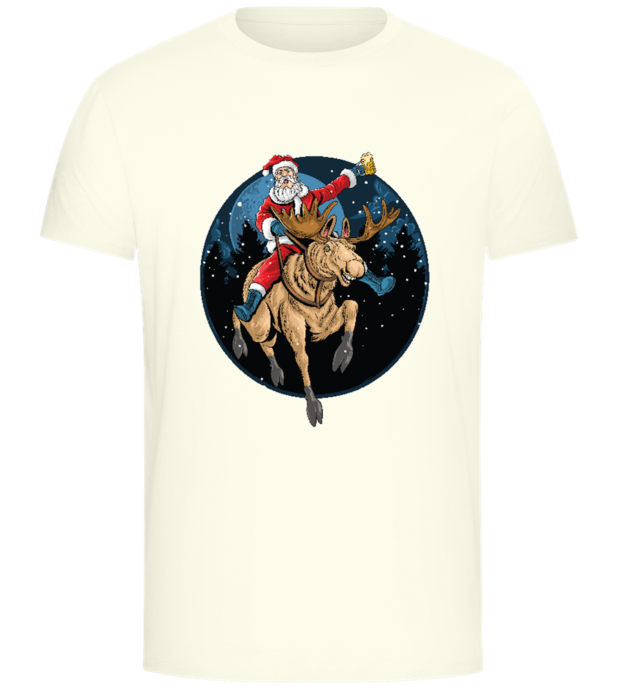 Santa Joyride Design - Comfort Unisex T-Shirt_ECRU_front