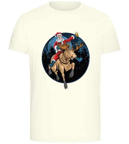 Santa Joyride Design - Comfort Unisex T-Shirt_ECRU_front