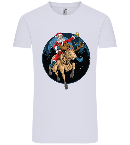 Santa Joyride Design - Comfort Unisex T-Shirt_LILAK_front